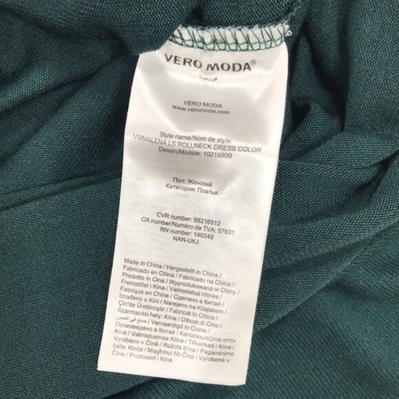 VERO MODA  MALENA HIGH NECK DRESS - Picture 6 of 7